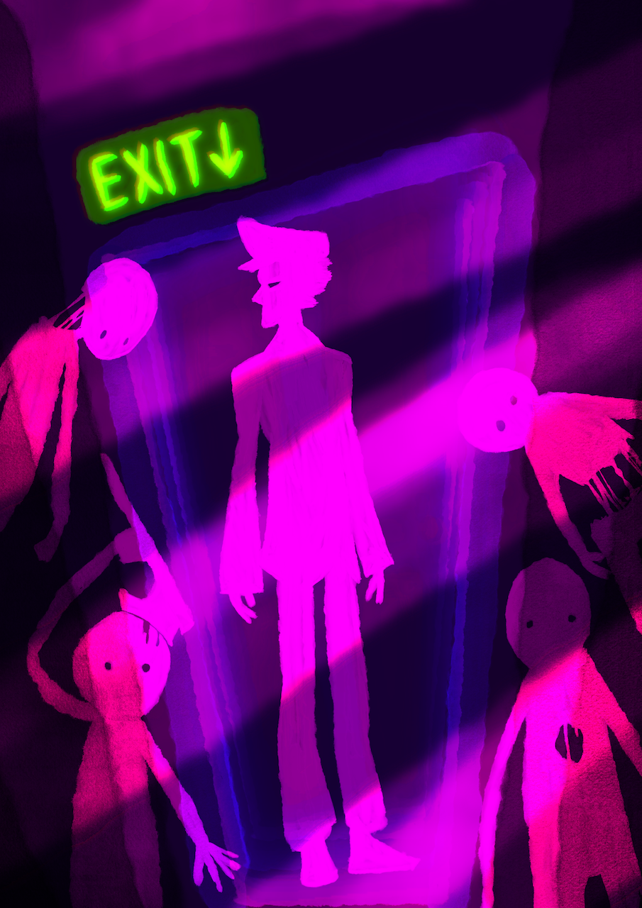 You're Dead (Don't Panic) concept art.